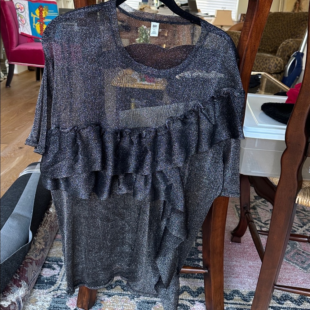 BP Black Sheer Top